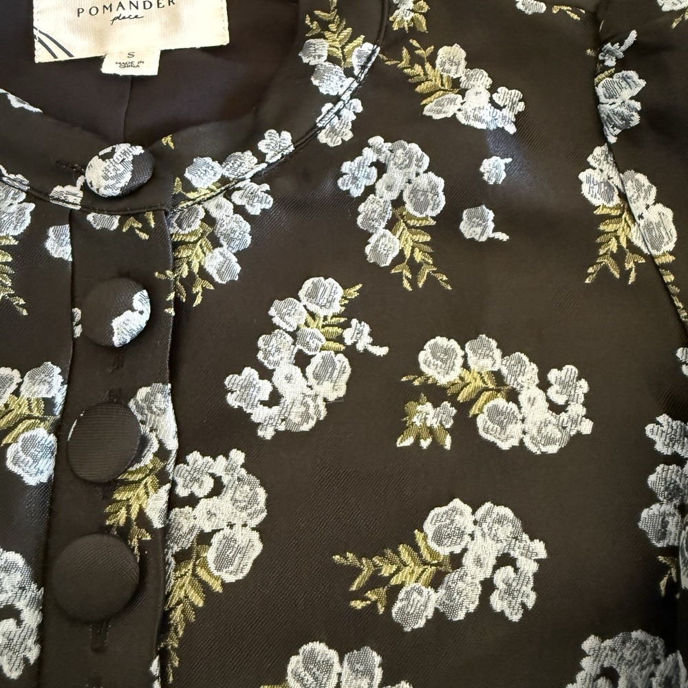 Tuckernuck Pomander Place Samantha Dress Small Jacquard Heirloom Floral - Picture 12 of 14